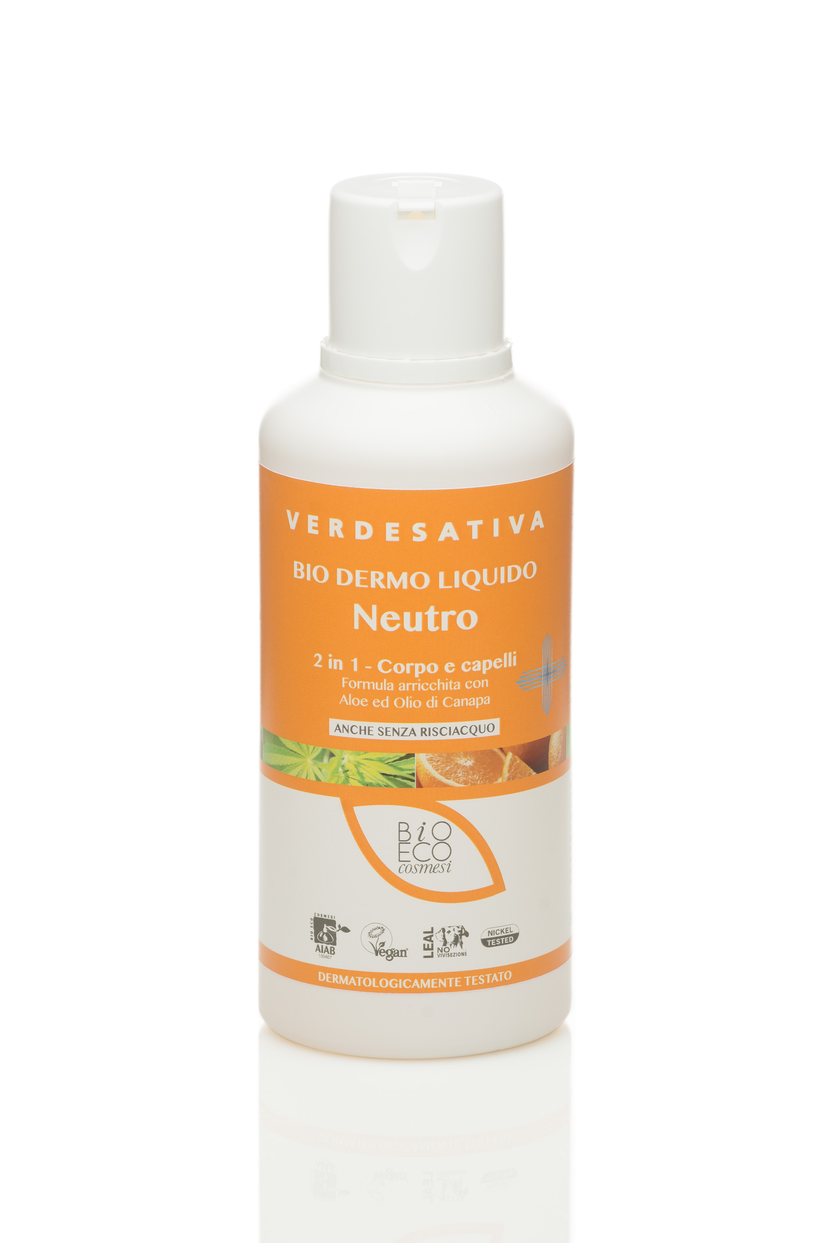 Detergente neutro Bio Dermoliquido, Corpo e Shampoo - 500ml