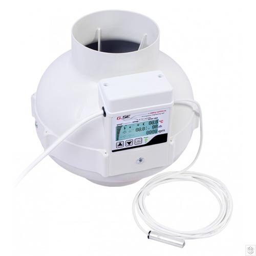 Aspiratore con Controller Digitale GSE EC Fan - LCD